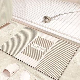 Diatom Mud Floor Cushion Absorbent Home Kitchen Floor Mat Carpet Modern Simple Quick-Drying Bathroom Door Diatomaceous Earth