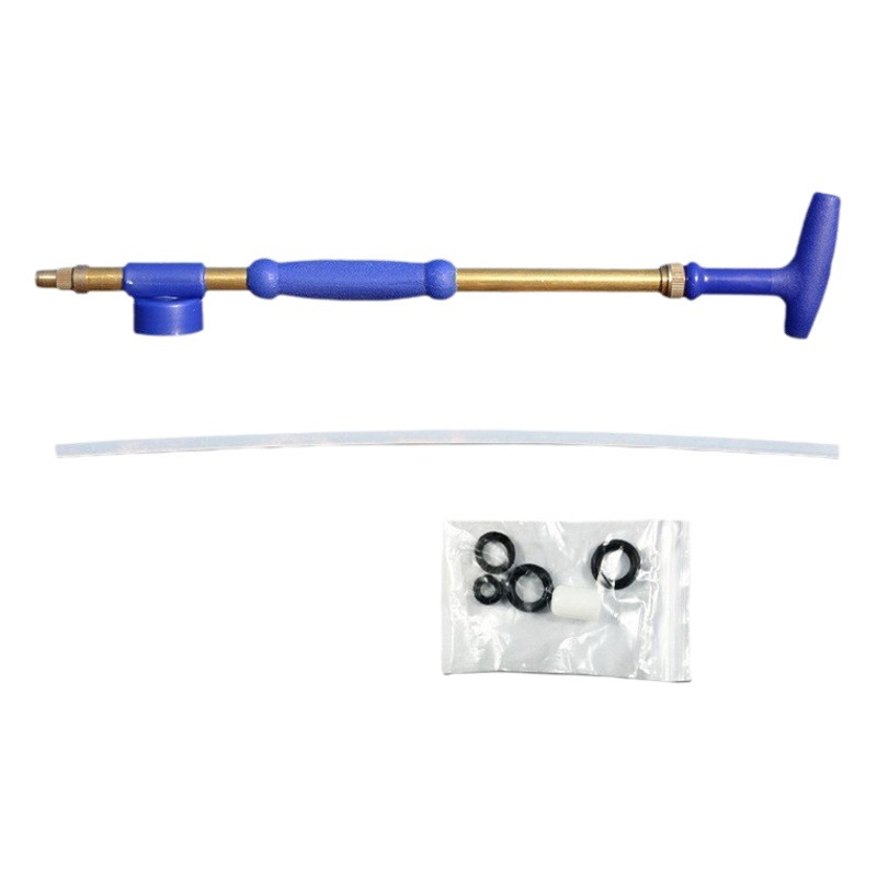 Varilla de cobre de doble cabeza desinfección recíproca regadera presión de aire manual Push-Pull PISTOLA DE PULVERIZACIÓN botella de bebida PISTOLA DE PULVERIZACIÓN universal Flor de riego