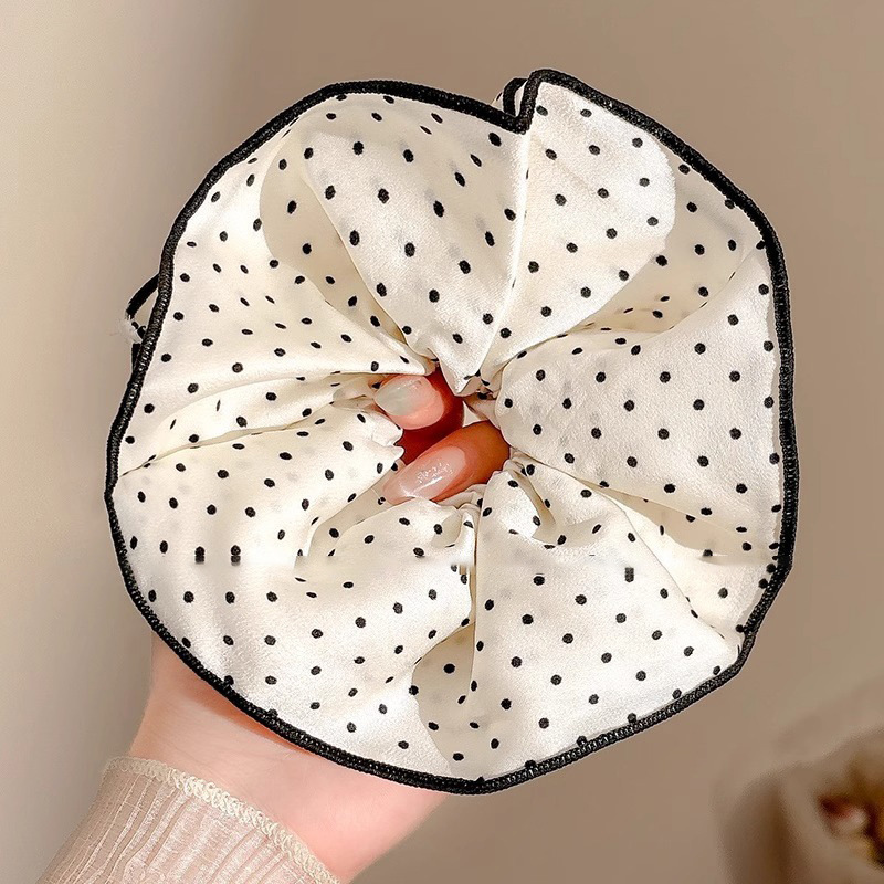 2026 nuevo estilo coreano super grande anillo de pelo intestino grande niñas de alto nivel de sensación de cabello de flores cuerdas de cabello de cordón de goma adornos para el cabello