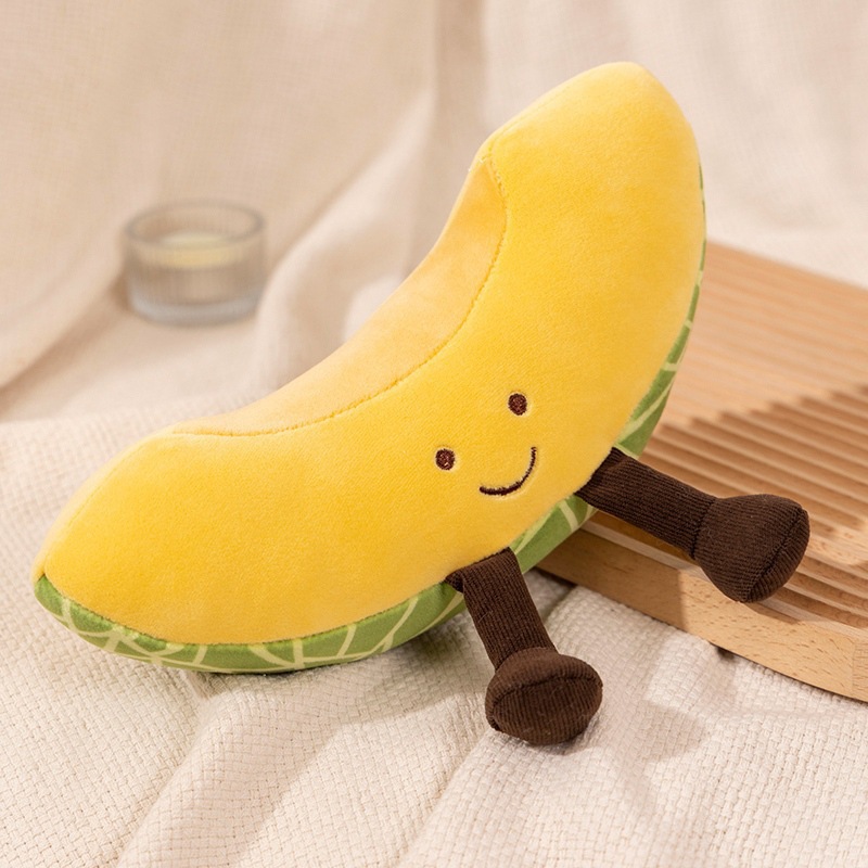 Jellyc transfronterizo simulación de muñecas de frutas y verduras juguetes de peluche divertidos muñecas adorables adornos comercio exterior al por mayor