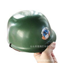 仿真塑料警察帽  兒童軍綠武警帽頭盔 玩具迷彩軍事帽 消防工程帽