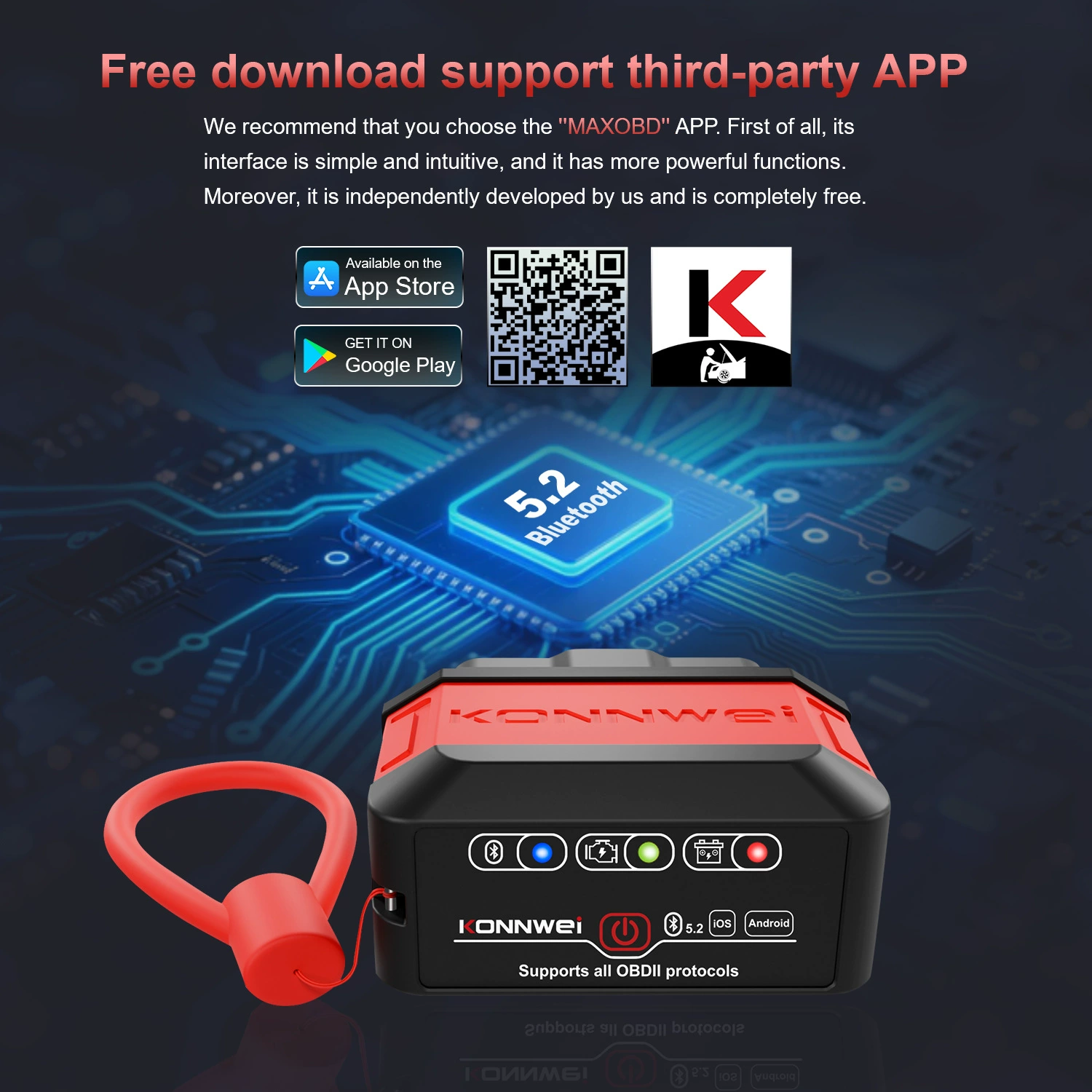 Новый KW906 Bluetooth 4.0 5.0 ELM327 OBD2 поддерживает диагностику неисправностей автомобиля IOS/Android