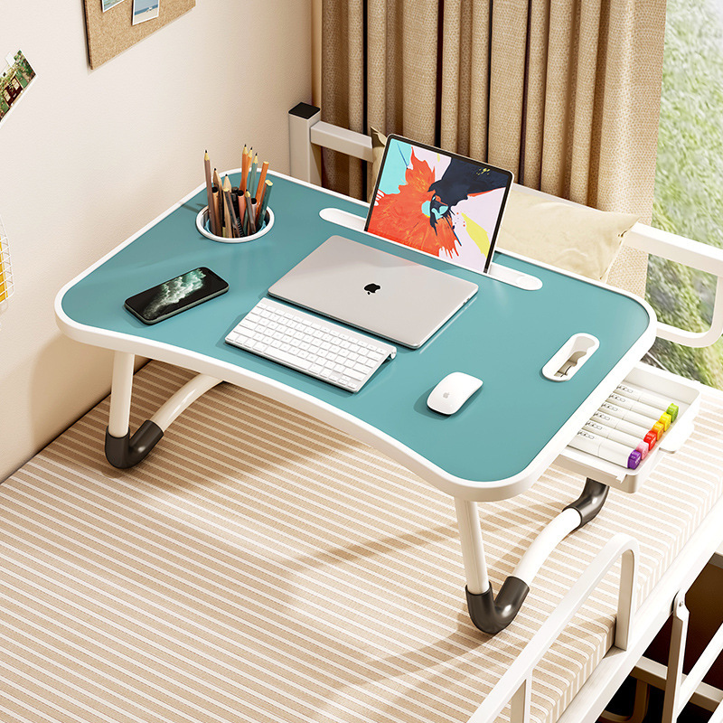 Computer Desk Bed Desk Bedroom Simple Folding Table Student Dormitory Movable Writing Bedroom Top Small Table Computer Desk Bed Desk Bedroom Simple Folding Table Student Dormitory Movable Writing Bedroom Top Small Table