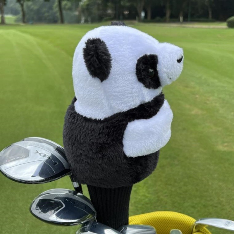 Cubierta de club de golf cubierta de cabeza de animal Panda Club cubierta de la cabeza cubierta de club de golf AliExpress Amazon transfronteriza