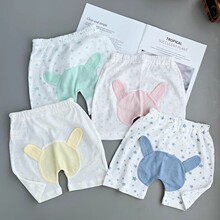日单千家网眼婴幼儿婴儿夏季大pp短裤子透气薄款宽松宝宝童装