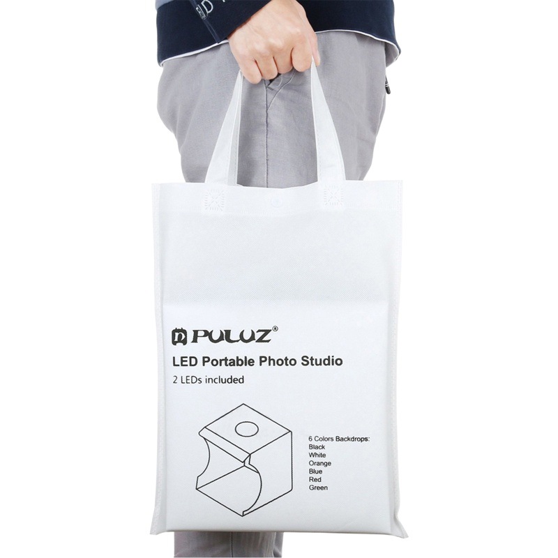 Puluz vaca gorda 20cm doble Luz Portátil plegable LED estudio pequeño foto apoyos fotografía equipo