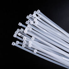 现货卡扣式束线带自锁式尼龙扎带100条独立包装黑白色塑料束线带