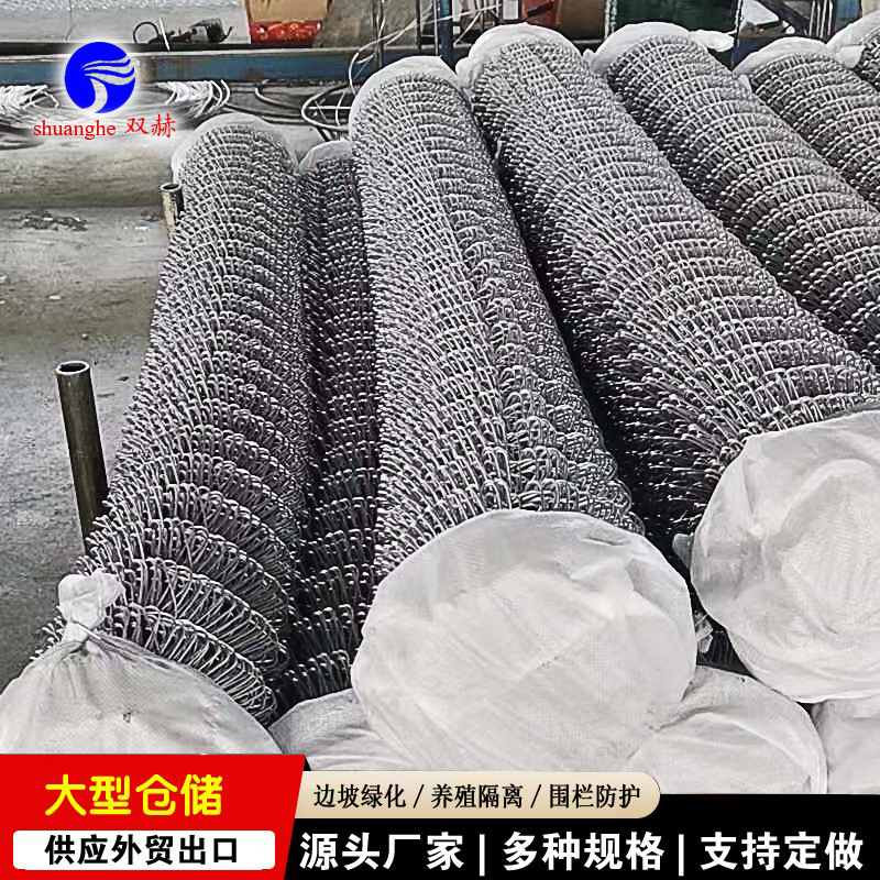 植被边坡绿化网植生菱形锚喷护坡网镀锌防护TBS植草网防护加固