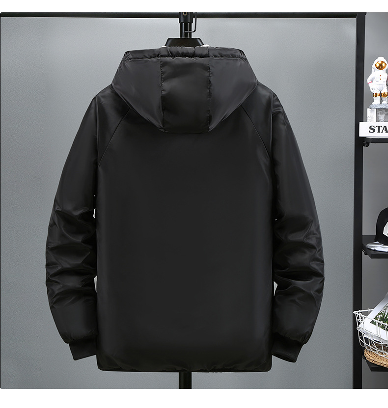 Herrenbekleidung, zweiseitig tragbar, trendige und schöne Frühlings- und Herbstjacke für Jungen_voghion.com