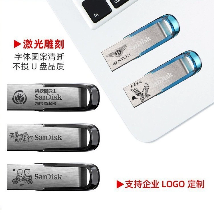 Sandisk, металлический высокоскоростной компактный совместимый USB флеш-накопитель, 8G, G16, 16G, G32, 32G, оптом