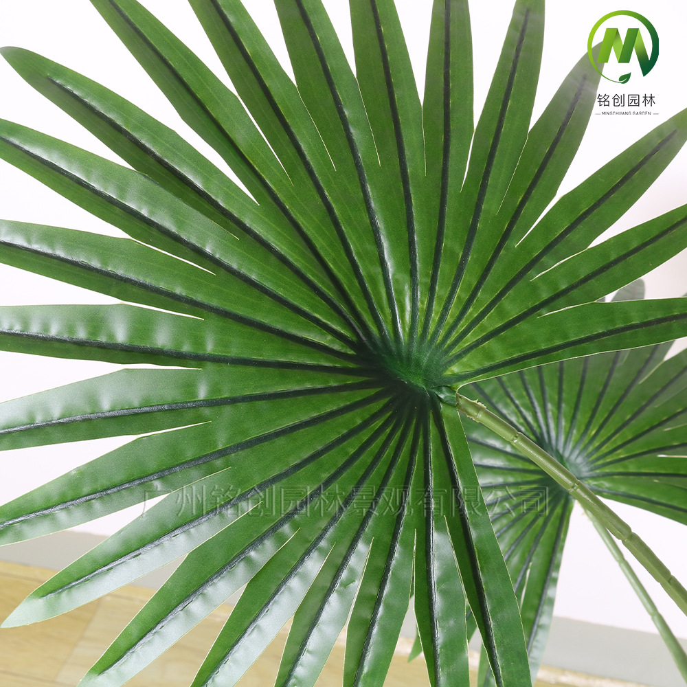 Hoja de mano de alta gama de Guangzhou, simulación de plantación de disco de girasol de California, simulación súper alta, gran Panjing Tang marrón girasol abanico de girasol