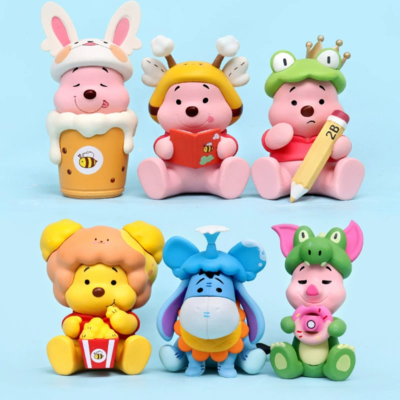 Q-version anime mini figure, cute character collectible, single blind-style figurine (61 g)