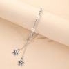 Silver round beads, universal advanced bracelet, jewelry, European style, light luxury style, high-quality style, wholesale