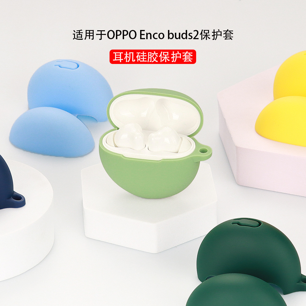 Para OPPO Enco Aire 2I/BUDS 2 auricular cubierta protectora Bluetooth transparente TPU de goma suave Shell bolsa