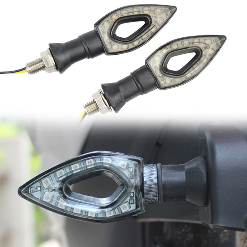 Мотоцикл полый поворотник в сборе светодиодный свет 12 В поворотный свет декоративный свет аксессуары для модификации мотоцикла