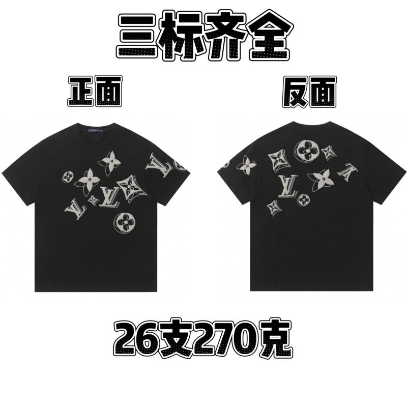 25春夏純綿ラウンドネック半袖Tシャツ漫画文字プリントカジュアルルーズ万能トップス流行万能|undefined