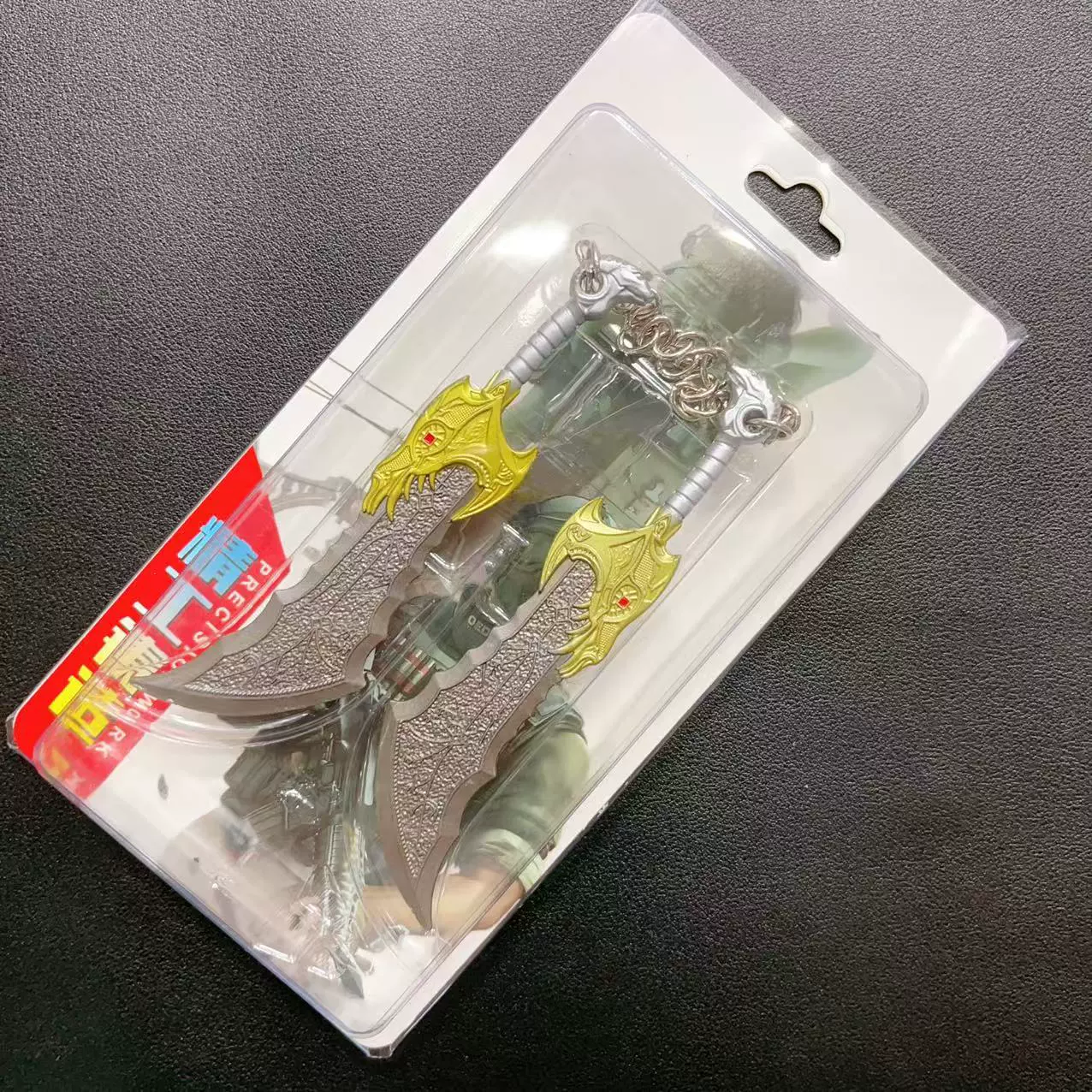 Игровой периферийный алюминиевый оружие модель Genshin Impact костюм Волчья погибель Дракон Нунчак Доулу континент модель