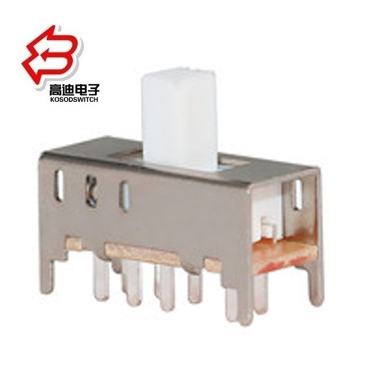 销售3档拨码开关 批发插件三位拨动开关 立式三档滑动开关