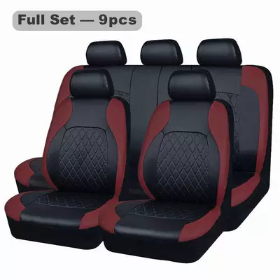 Popular Model Suitable for All — Seat cushion, seat cover - burgundy-9-piece-set