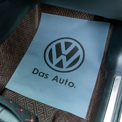 Universal Foot Pad — for Car Wash Shops and 4S - 4253-enlarged-gray-volkswagen-logo-50-sheets