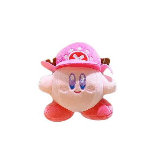 Starlight Kirby Plush Hook Bracelet, Street Vendor Style Doll Figurine, Wholesale Couple Novelty Plush Toys, Keychain Soft Toy