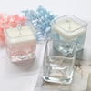 Transparent aromatherapy, glossy candle, cup, simple and elegant design