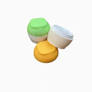 批量定制50g加厚塑料PP 面霜瓶 润肤霜罐 婴儿膏霜瓶PP磨砂面空瓶