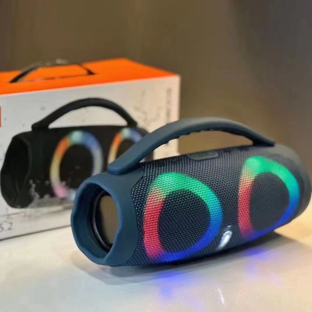 Cabeza Bluetooth inalámbrica caliente transfronteriza BOX3 - MINI God of War RGB colorido portátil subwoofer portátil al aire libre