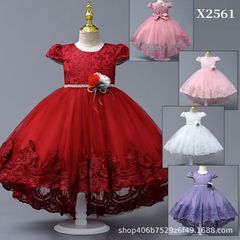女の赤ちゃんのファッショナブルなドレス 2025 夏花柄甘いインターネット有名人スタイルチュチュスカート女の子 1 歳のドレス