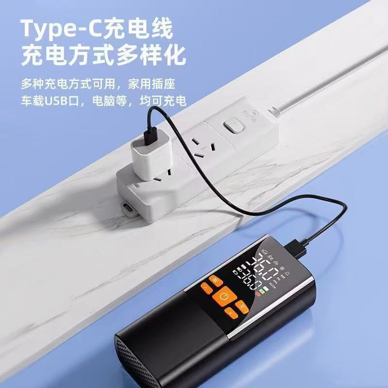国境を越えた車のエアポンプスマートタイヤインフレータブルワイヤレスポータブル車のデジタルディスプレイタイヤポンプ多機能|undefined
