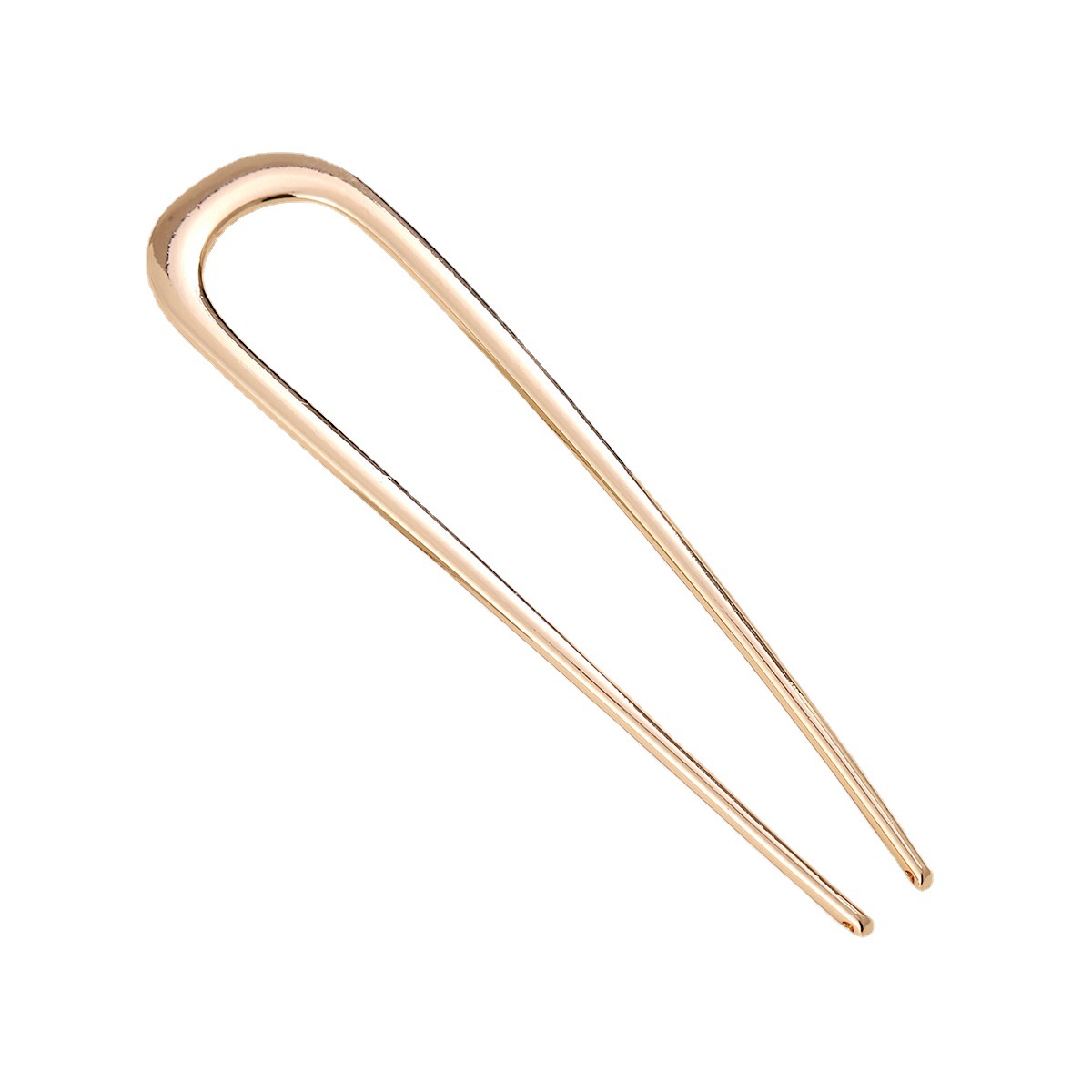 Simple horquilla en forma de U de metal horquilla grandes palillos estilo antiguo gota esmalte de color horquilla estudiante diario updo palillos