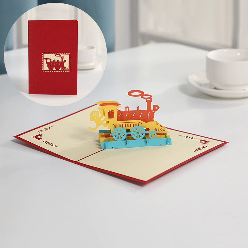 Christmas 3D three -dimensional puzzle Creative ornaments Christmas party Paper carving multiple options