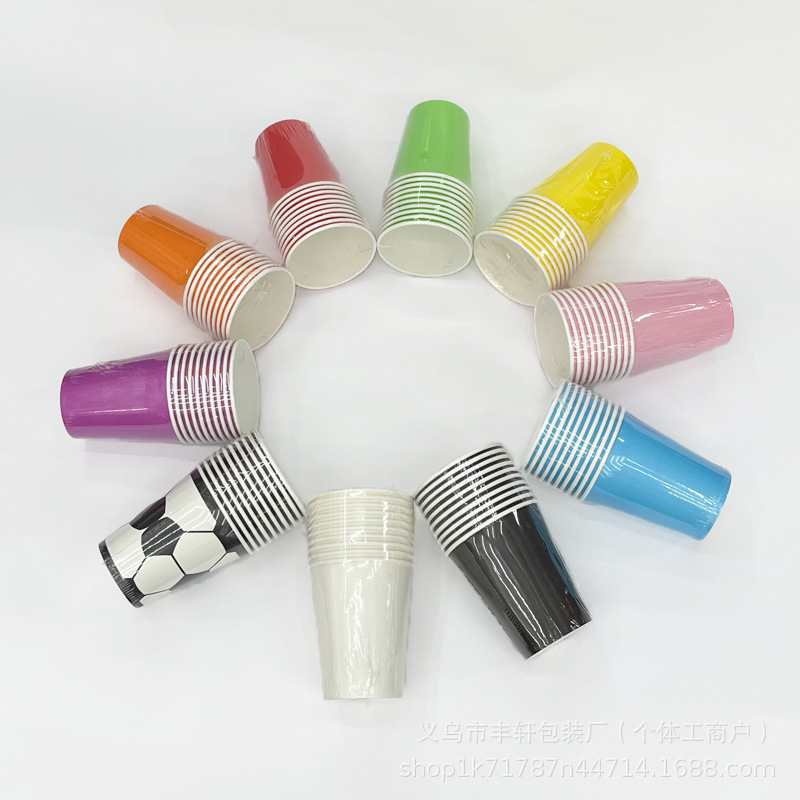 Tazas de papel directas de fábrica personalizadas impresión logotipo de tazas de papel domésticas 250ml espesar tazas comerciales desechables tazas de papel