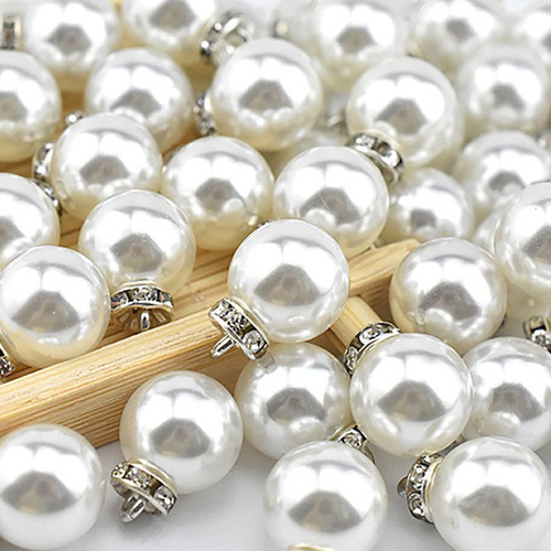 Manufacturer Direct Sale Pearl Shirt Buttons Round Buttons Women's Sweater Chiffon Shirt Clothing Decorative Buttons Small Buttons
