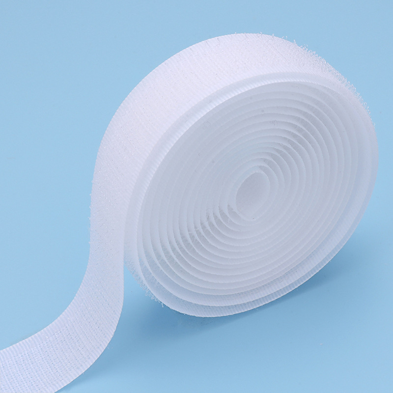 Velcro de color al por mayor 2cm de ancho gancho texturizado sin adhesivo de espalda pegatina madre ropa de bebé zapatos y sombreros pegados hebilla