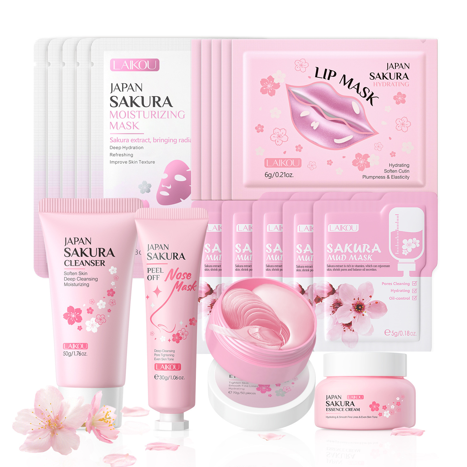 Transfronterizo LAIKOU Laixian caracol leche de caracol combinación de varios conjuntos de combinación libre caja de productos de cuidado de la piel