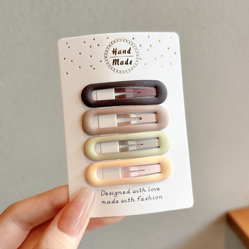 Nuevo clip de BB dopamina de color estrella de pentaco pequeño clip de cabello para niños tocado para niños lindos bordes laterales clip de cabello