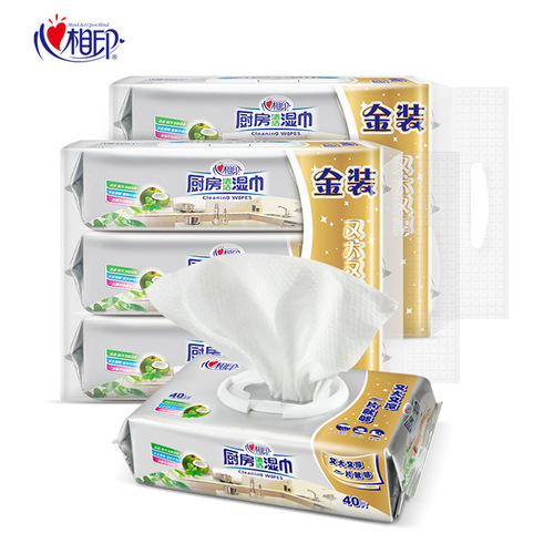 Xinxiangyin kitchen wipes thick household strong decontamination cleaning paper removable non-woven wipes