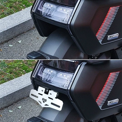 Steel Fixed Bracket Adjusting Decorative — Electric vehicle license plate frame