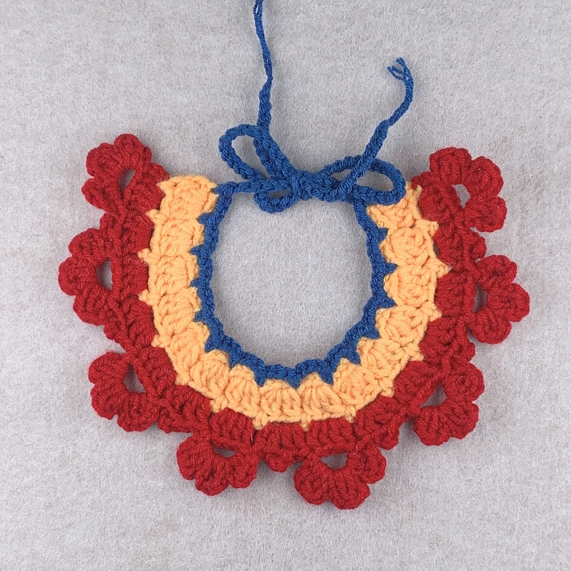 빨간색과 파란색 원 가장자리