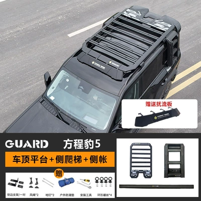 Roof Expansion Platform Storage Rack – Roof rack - roof-platform-ladder-vinyl-side-account