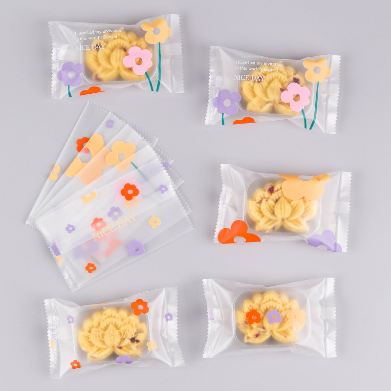 厂家新款绿豆糕包装袋加厚透明四合一绿豆糕机封袋可批发