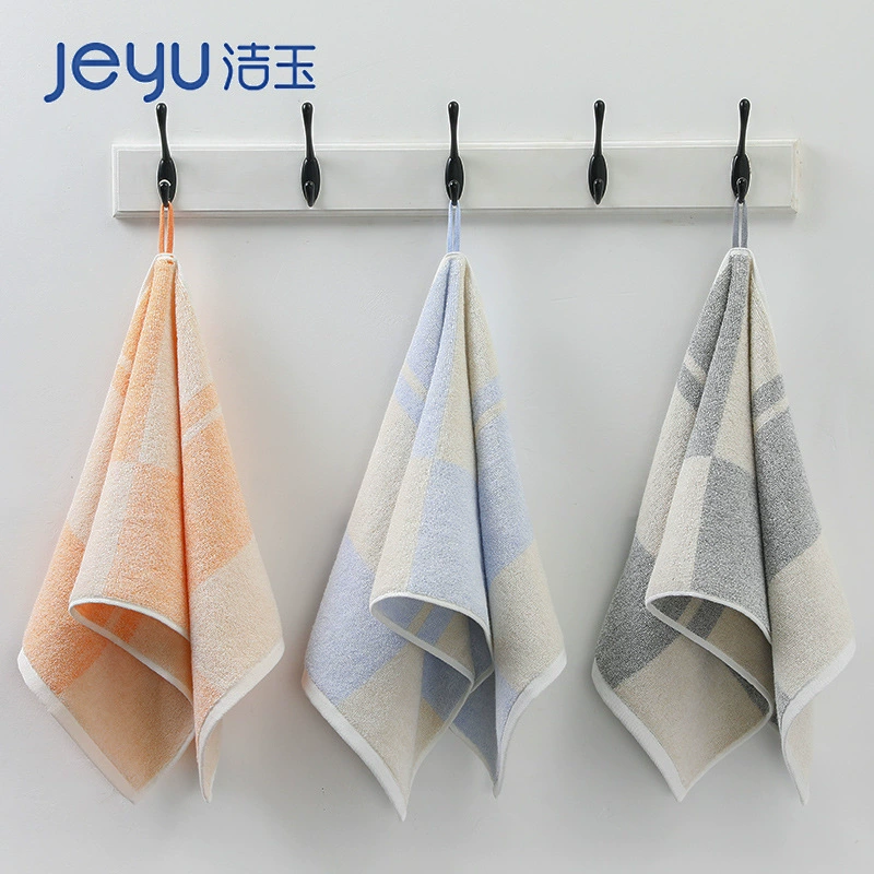 Полотенце Jieyu, Хлопковое полотенце Zhulier, приятное для кожи Впитывающее пушистое банное полотенце для лица для взрослых мужчин и женщин JQ3003F