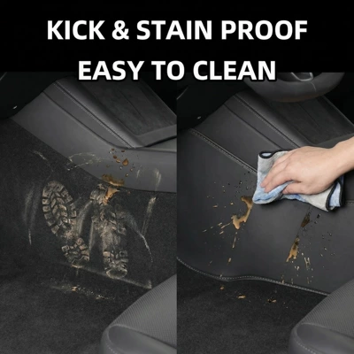 full-coverage suede protection and anti-kick mats – Chair back anti-kick pad