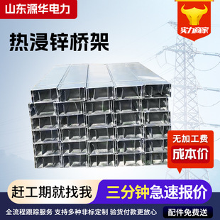 Hot-Dip Galvanized Bridge 400*100 Hot-Dip Galvanized Engineering Bridge Large-Span Pallet-Type Trough-Type Cable Bridge