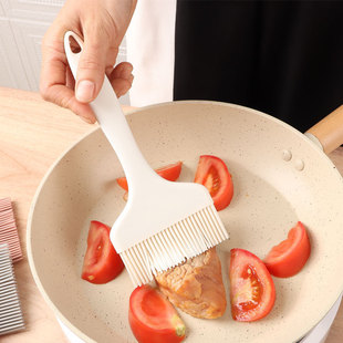 5 Colors Optional Oversized One-piece Silicone Brush Kitchen Barbecue Brush Oil Brush Bread Kitchen Pancake Brush