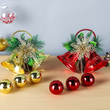 圣诞铃铛 装扮挂饰大小铃铛串花环挂件场景布置道具 圣诞节装饰品