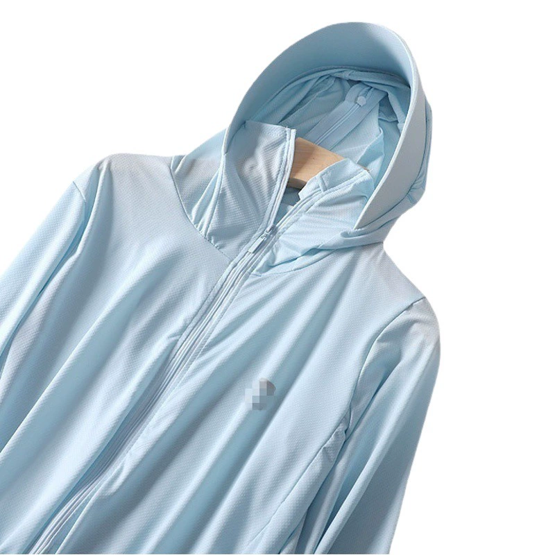 Женская одежда для защиты от солнца UPF50+, летняя тонкая дышащая куртка из ледяного шелка, облегающая солнцезащитная одежда с защитой от ультрафиолета для женщин.