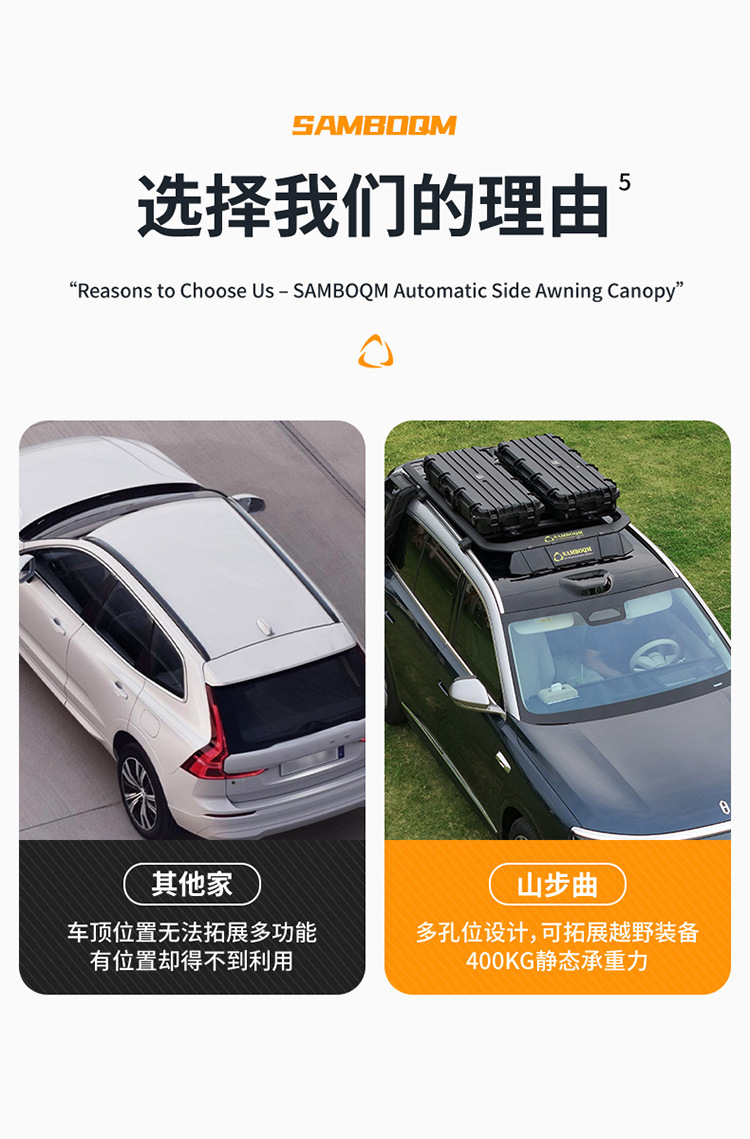 Wenjie M8 Roof Rack, Roof Box, Ladder, Mountain Steps, Original Outdoor Off-Road Vehicle Modified Roof Platform