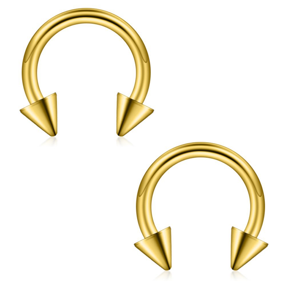Nasenpiercing-Schmuck im europäischen und amerikanischen Stil aus Edelstahl, galvanisiertem Titanstahl, C-förmig, Ohr- und Lippenpiercing-Schmuck_voghion.com